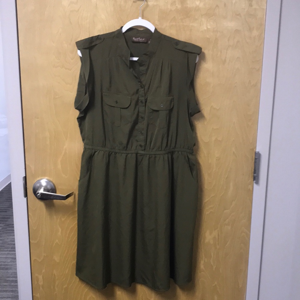 Army green dress